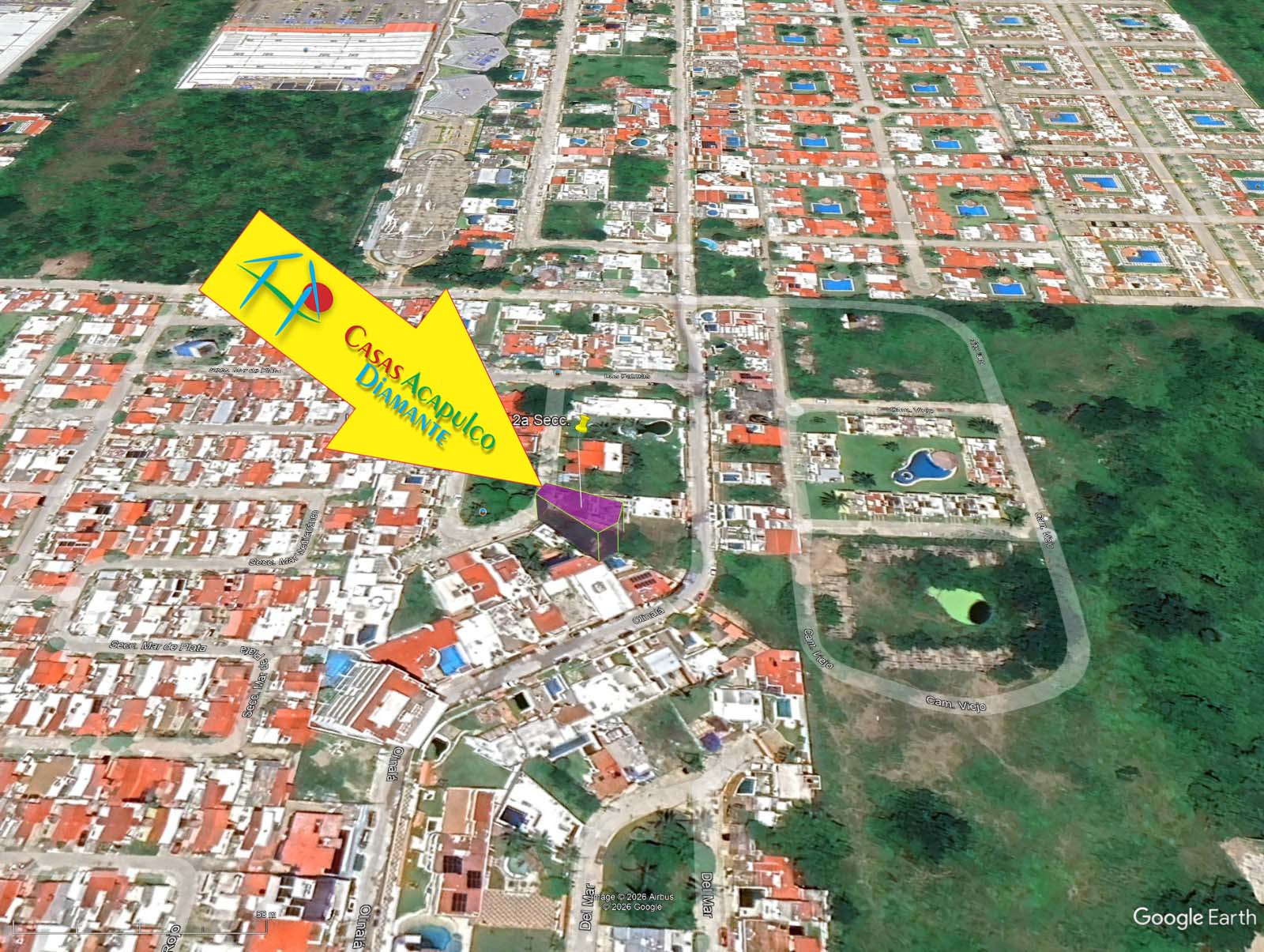 Terreno Olinalá Princesa Lote 91 2da sección - Ubicación satelital 6